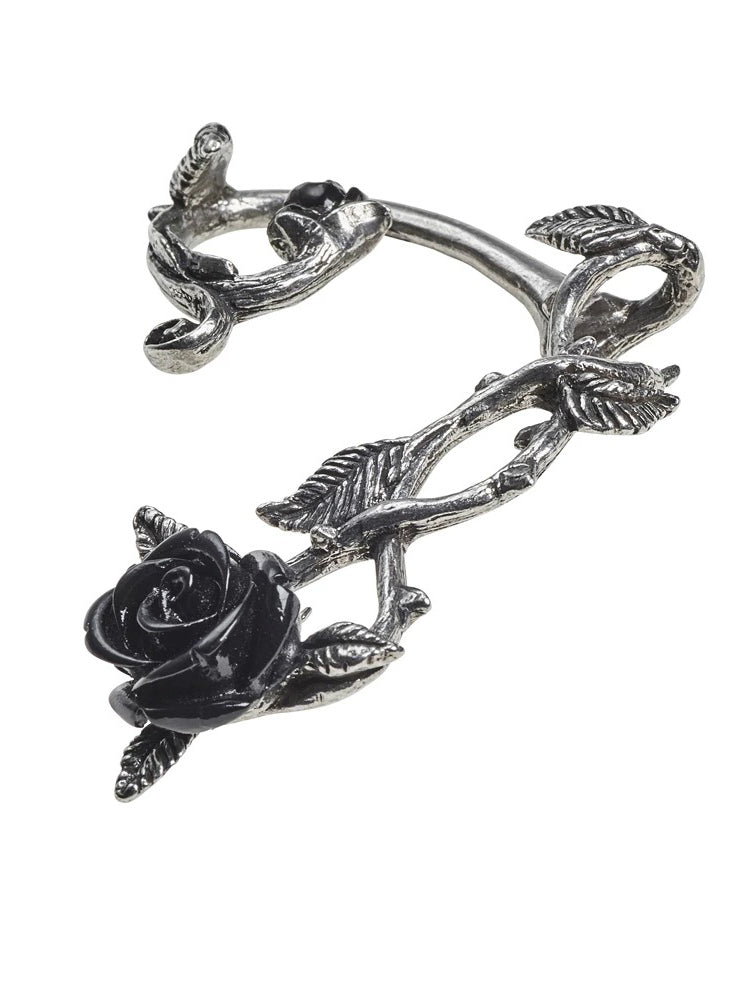 Gothic Style Dark Roses Ear Hook