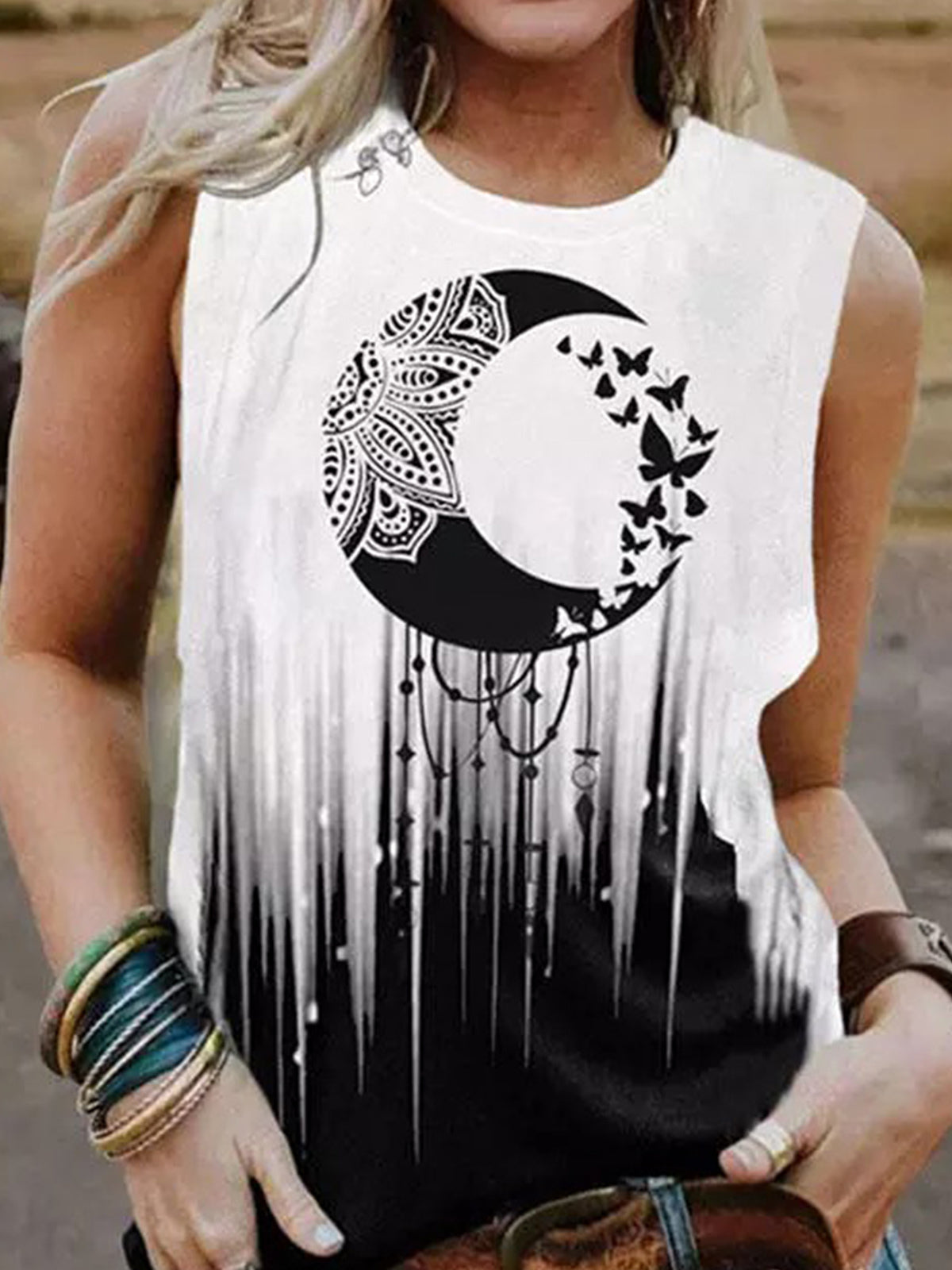 Butterfly Dreamcatcher Moon Vest