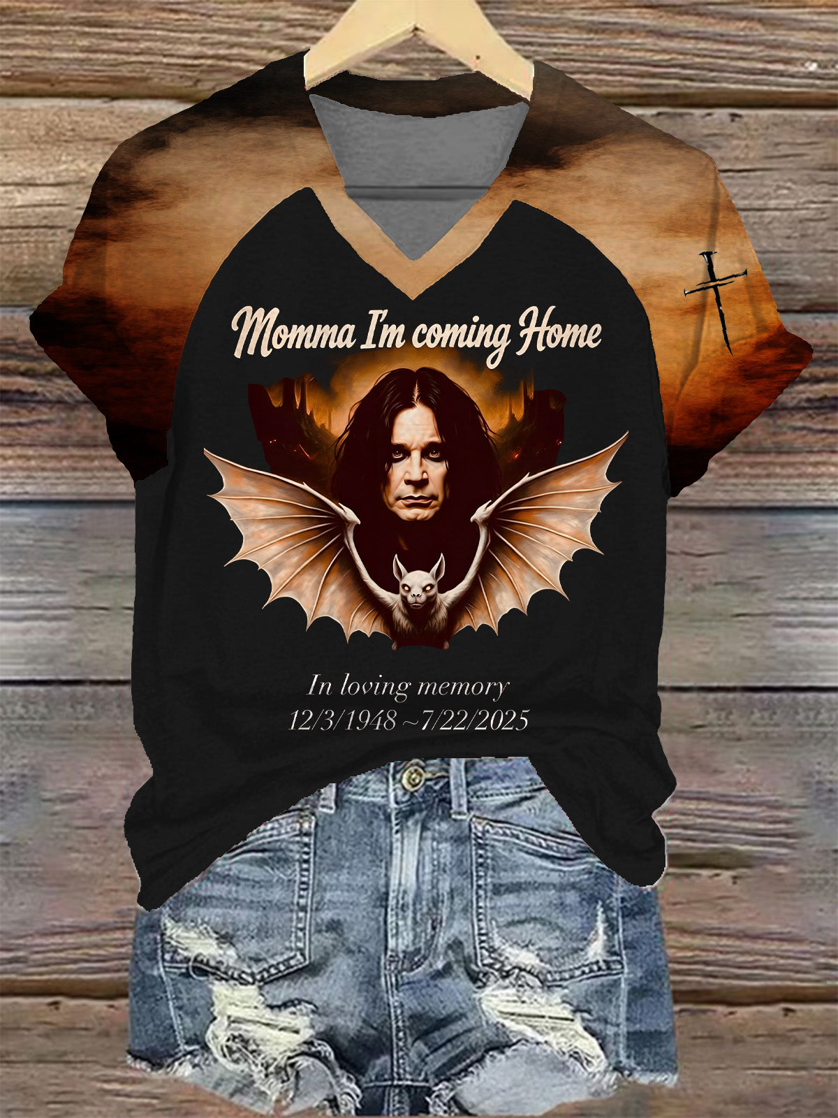 Ozzy Osbourne Art Print V-Neck T-shirt