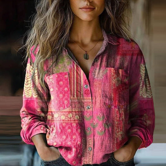Women's Vintage Casual Blouse
