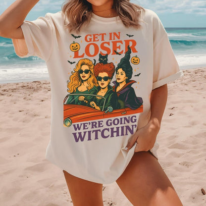 Get In Looser We're Going Wıtchin Print T-shirt