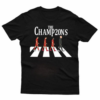 Liverpool Champions 2025 Mens Tee
