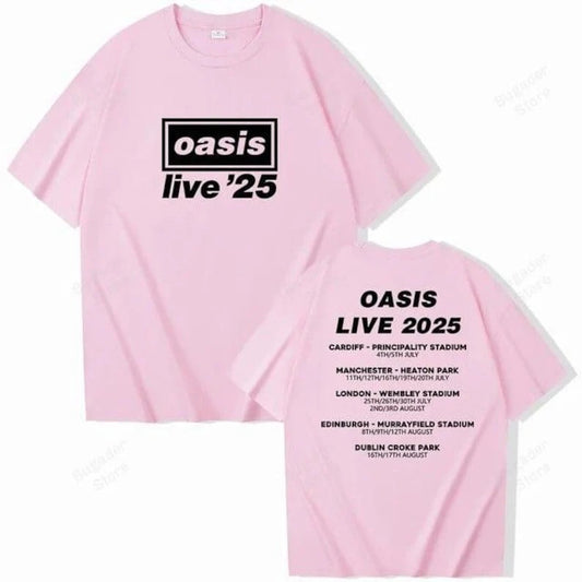 Oasis Music Fan Crew Neck T-shirt