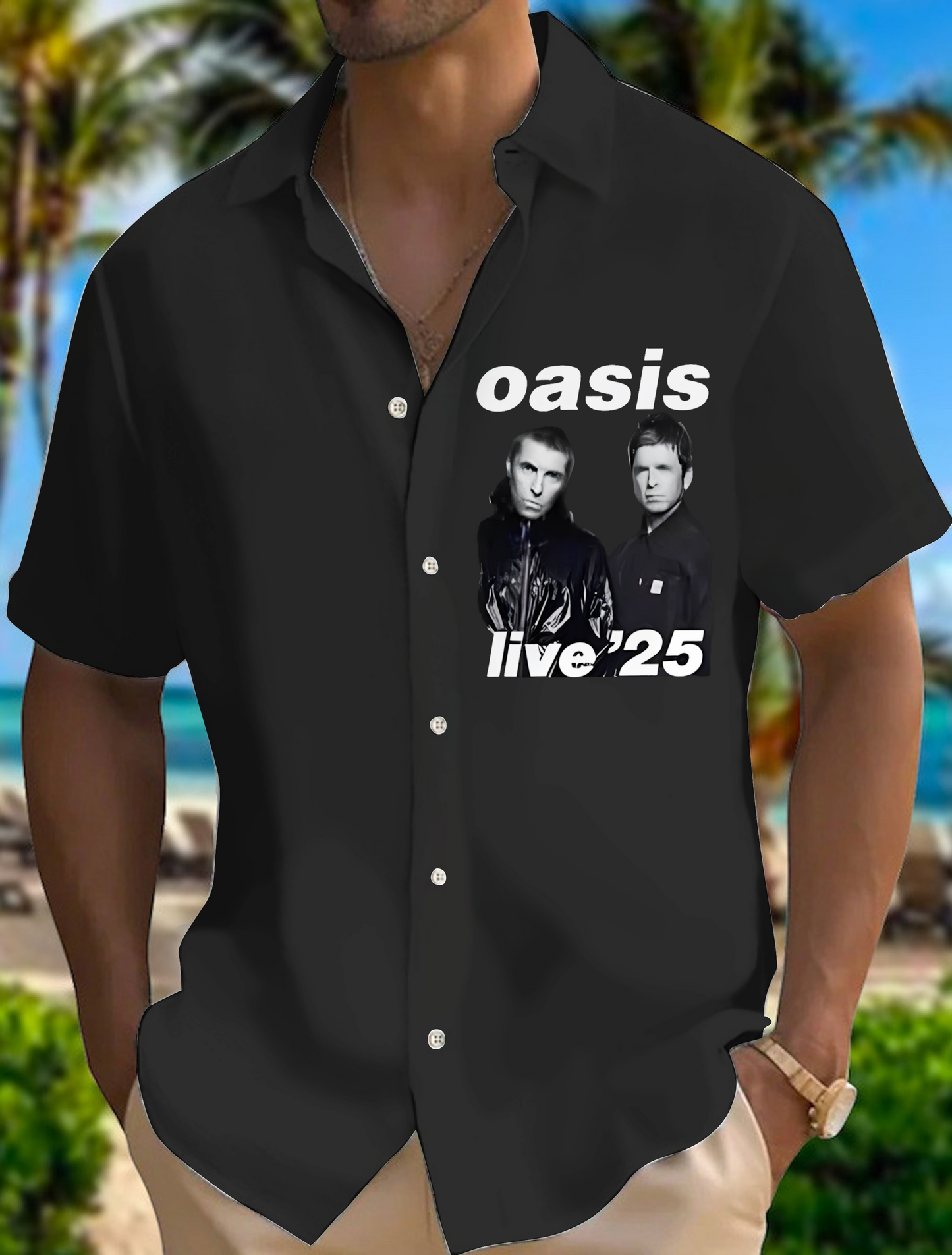 Men's Oasis Music Fan Short Sleeve Shirts