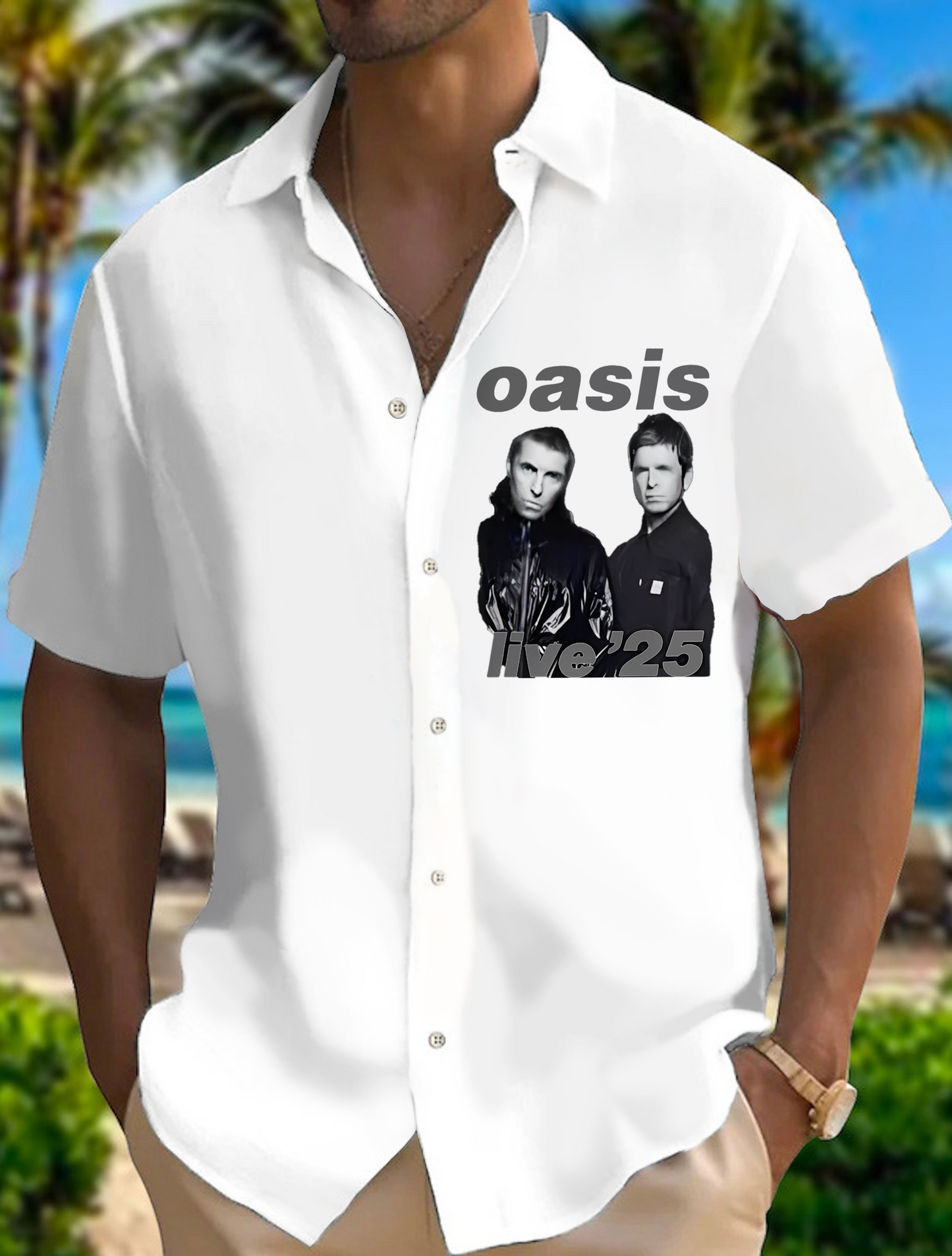 Men's Oasis Music Fan Short Sleeve Shirts