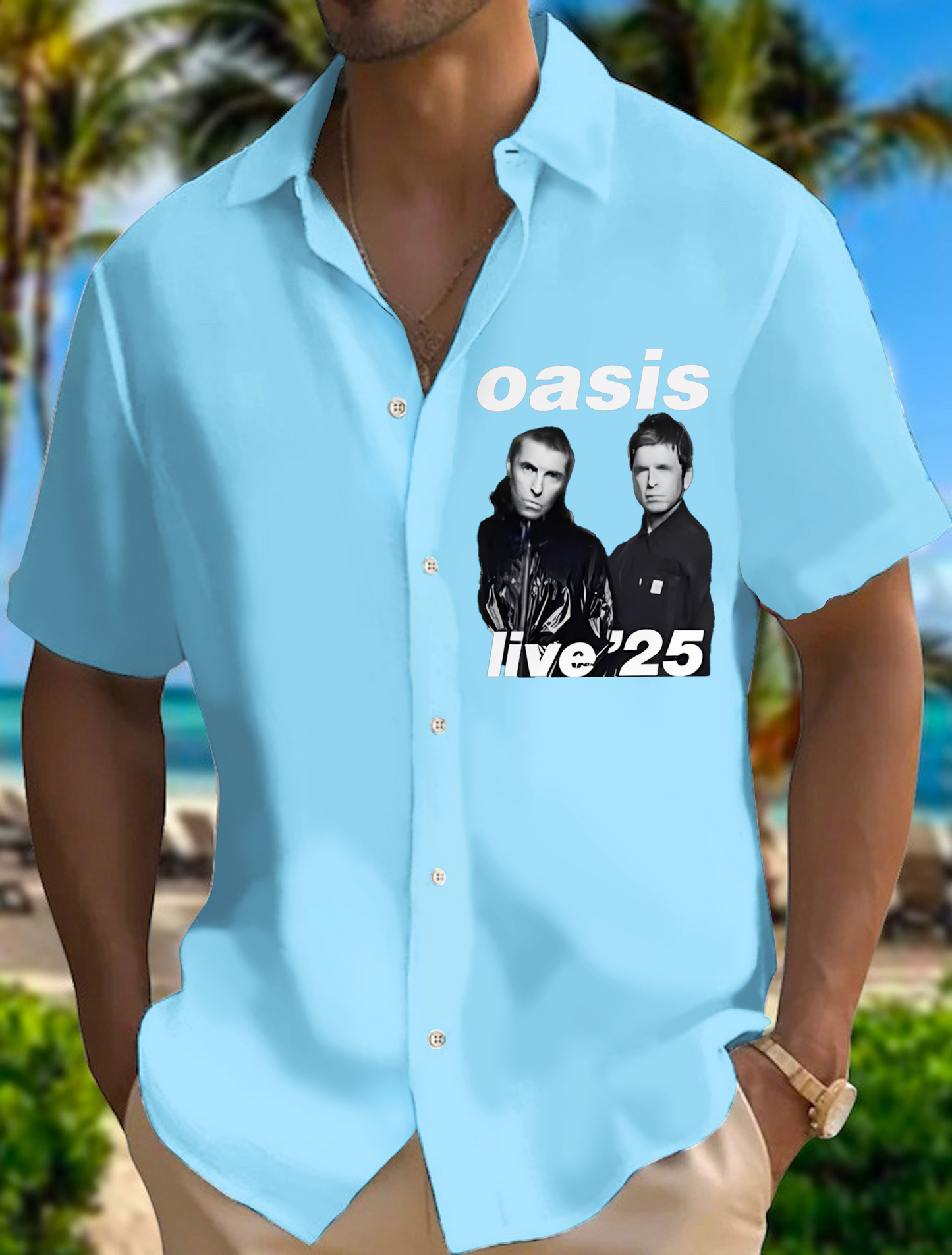 Men's Oasis Music Fan Short Sleeve Shirts