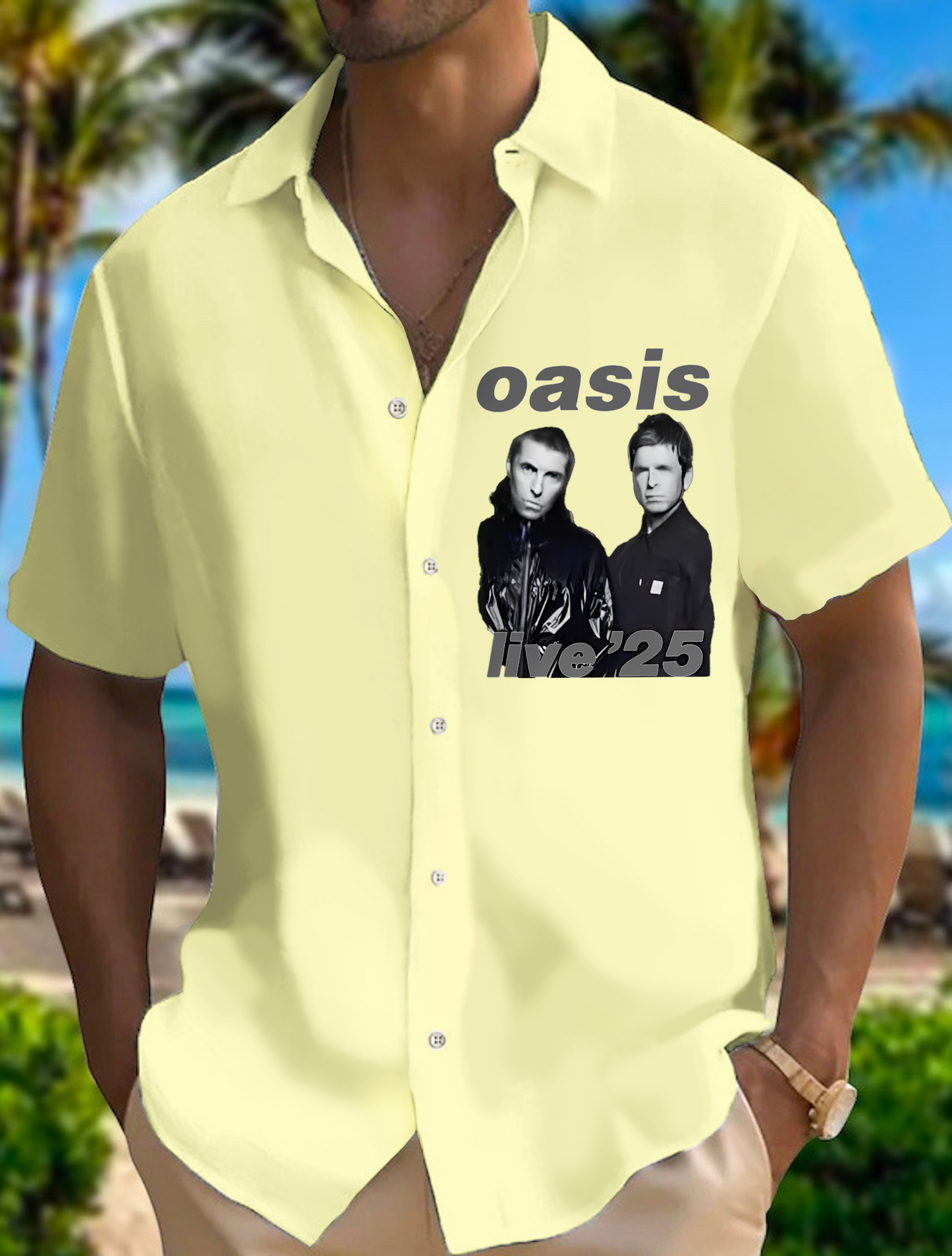 Men's Oasis Music Fan Short Sleeve Shirts