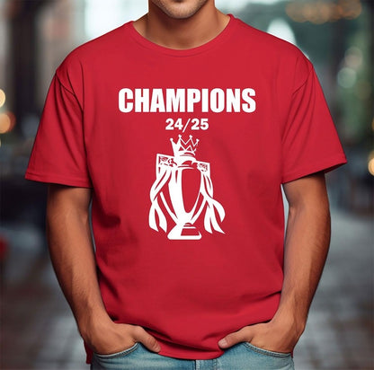 Liverpool Champions 2025 Mens T-shirt