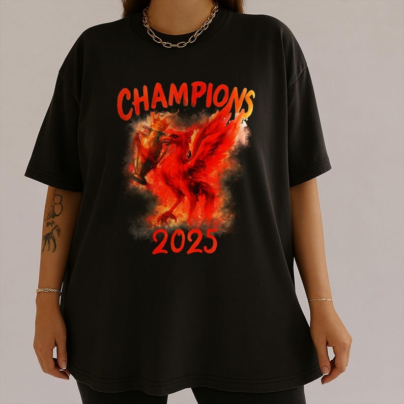 Vintage Liverpool 2025 Champions T-shirt