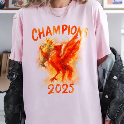 Vintage Liverpool 2025 Champions T-shirt