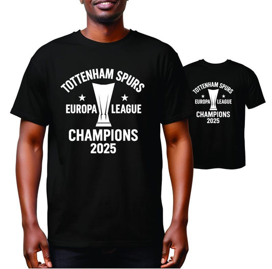 Tottenham Hotspur 2025 UEFA Europa League Winners T-Shirt