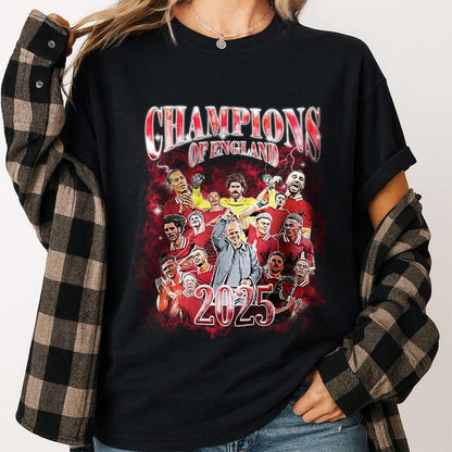 Vintage Liverpool 2025 Champions T-shirt