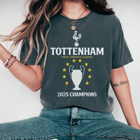 Tottenham Hotspur Europa League Champions 2025 Tee