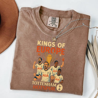Tottenham Hotspur Europa League Champions 2025 Retro T-shirt