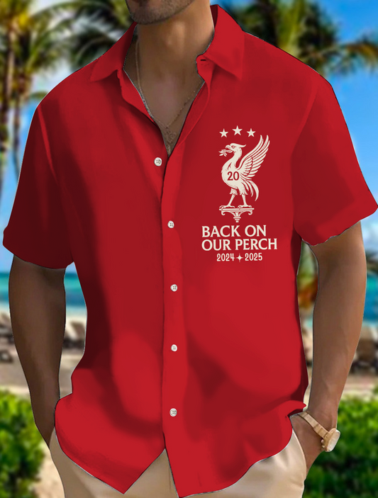 Liverpool Champions 2025 Football Fans Celebration Men's Shirt
