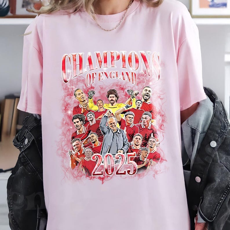 Vintage Liverpool 2025 Champions T-shirt