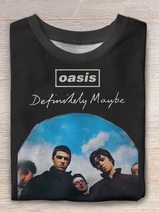Oasis 2025 Tour Crew Neck Cotton Tee