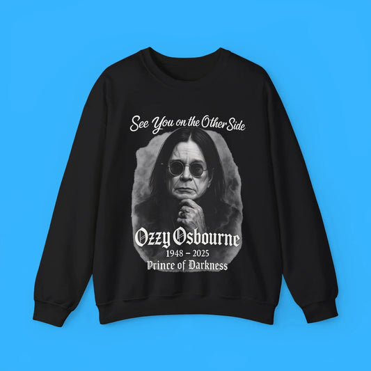 Ozzy Osbourne Printed Long Sleeve Casual Top