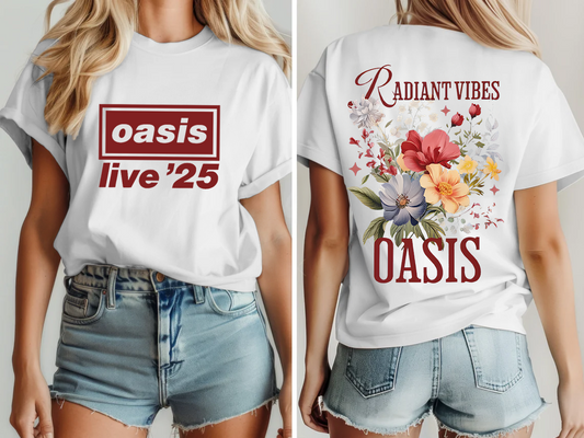Oasis 2025 Tour Crew Neck Cotton Tee