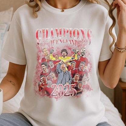 Vintage Liverpool 2025 Champions T-shirt