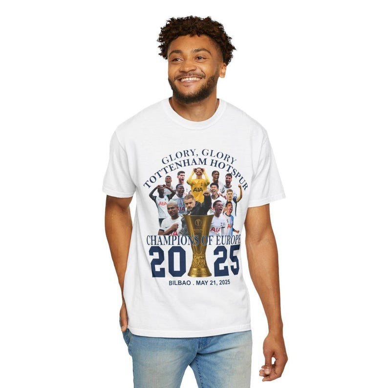 Tottenham Hotspur 2025 Football Fan Celebration Tee