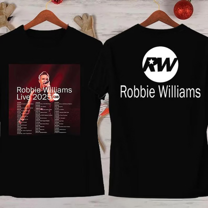 Robbie Williams Live Tour 2025 Crew Neck T-shirt