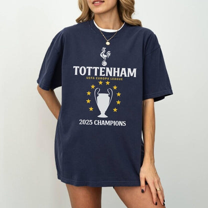 Tottenham Hotspur Europa League Champions 2025 Tee
