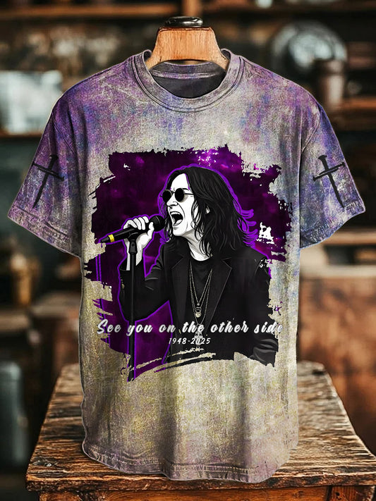See You On The Other Side Ozzy Osbourne Tribute Crew Neck T-shirt