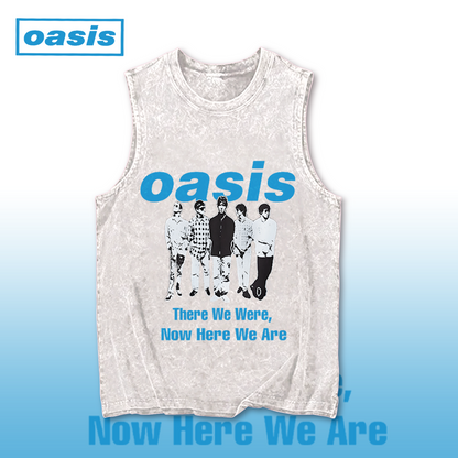 Oasis 2025 Tour Music Fans Printed Casual Tank Top