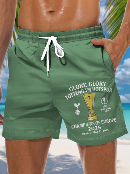 Tottenham Hotspur Football Fans Men's Print Pocket Shorts