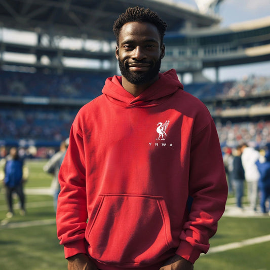 Unisex Liverpool Fans Long Sleeve Hooded Pocket Sweatshirt
