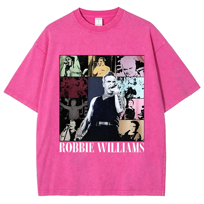 ロビー・ウィリアムズ ライブツアー 2025 レトロTシャツ