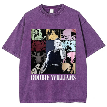 ロビー・ウィリアムズ ライブツアー 2025 レトロTシャツ