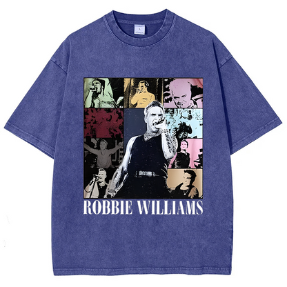 ロビー・ウィリアムズ ライブツアー 2025 レトロTシャツ