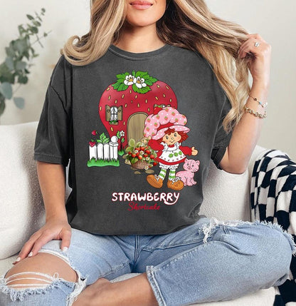 ヴィンテージ カートゥーンプリント クルーネック Tシャツ