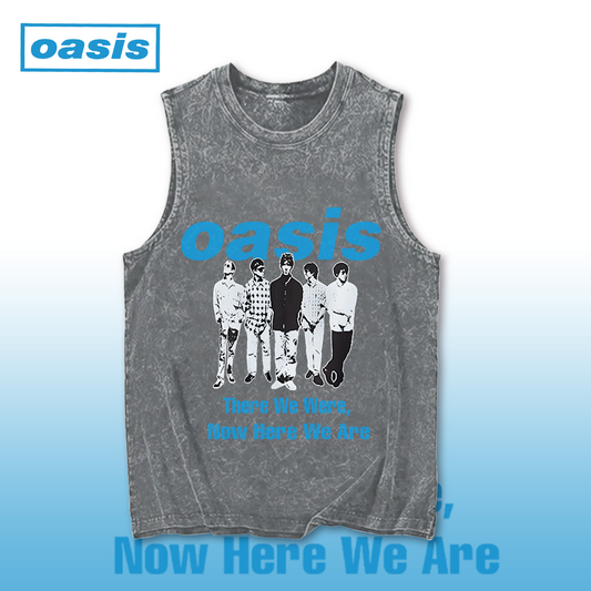 Oasis 2025 Tour Music Fans Printed Casual Tank Top