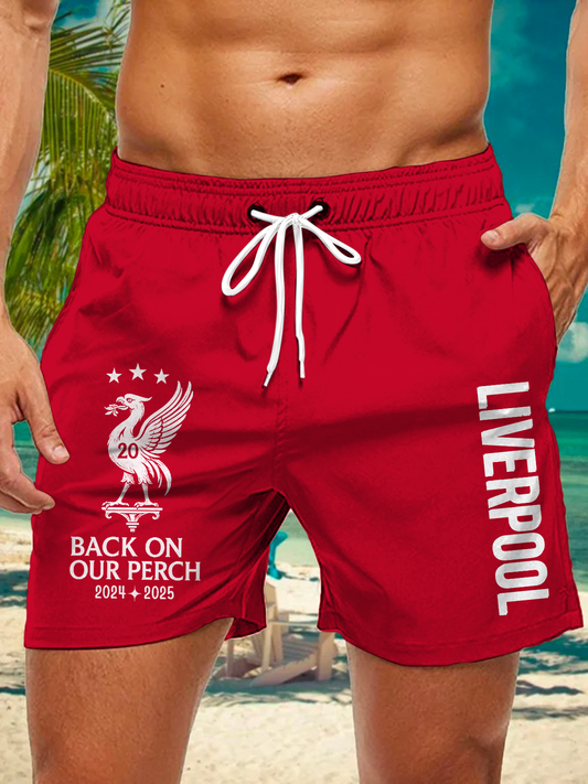 Liverpool Champions 2025 Men's Print Pocket Shorts