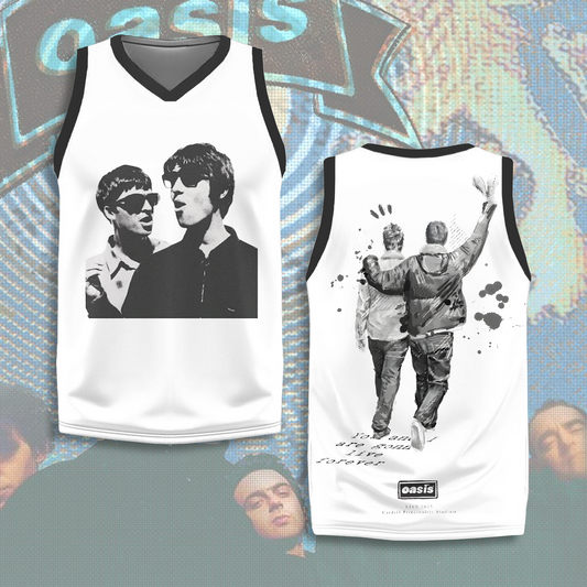 Oasis 2025 Tour Printed Sports V-neck Vest