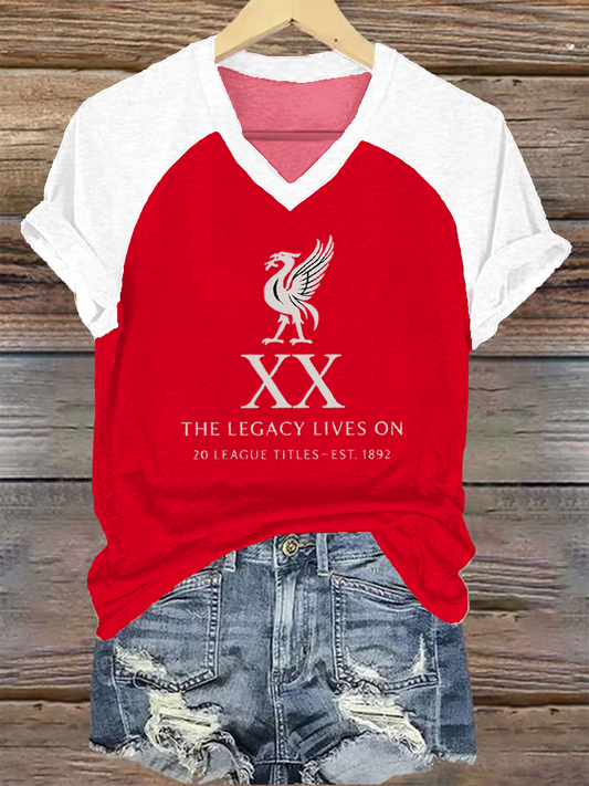 Liverpool Champions 2025 Retro T-shirt
