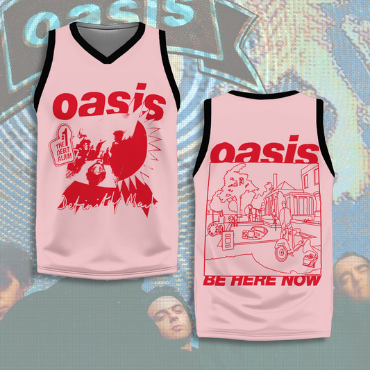 Oasis 2025 Tour Printed Sports V-neck Vest