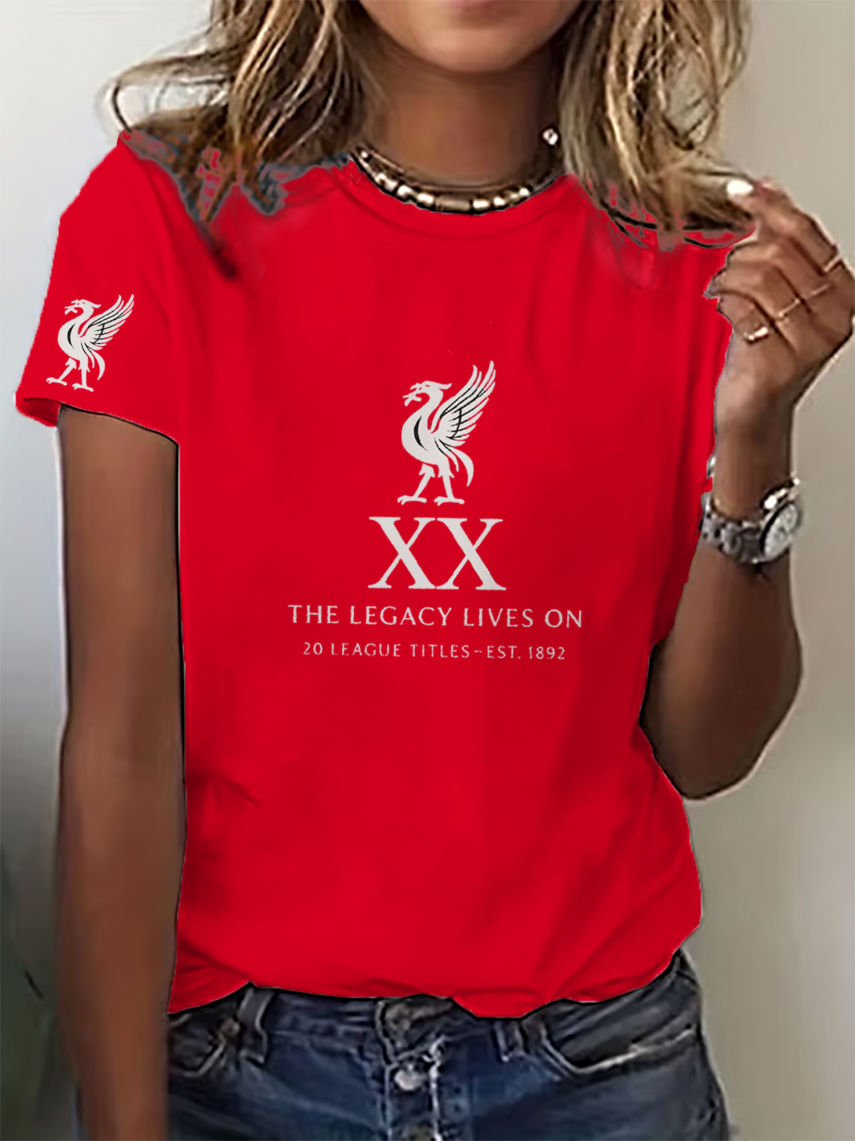 Liverpool Champions Wall Crew Neck T-shirt