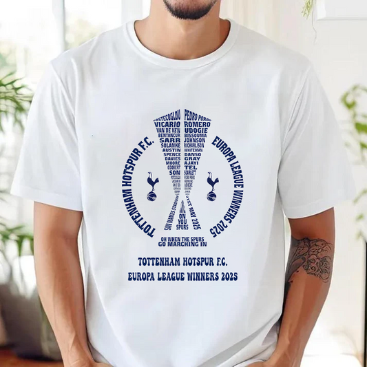 Tottenham Hotspur Europa League Champions 2025 T-shirt