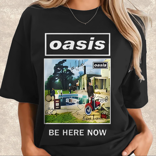 Oasis 2025 Tour Crew Neck Cotton T-shirt