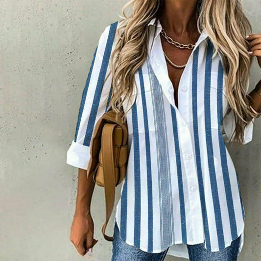 Women's Casual Striped Blouse