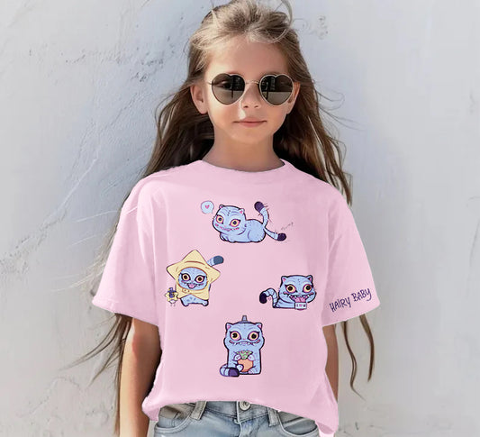 Demon Hunter Cute Pet Children's Cotton T-Shirts