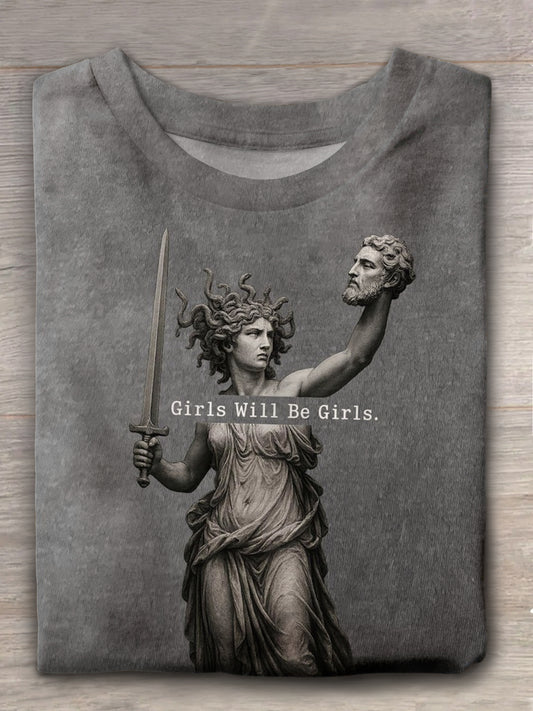 Girls Will Be Girls Crew Neck T-shirt