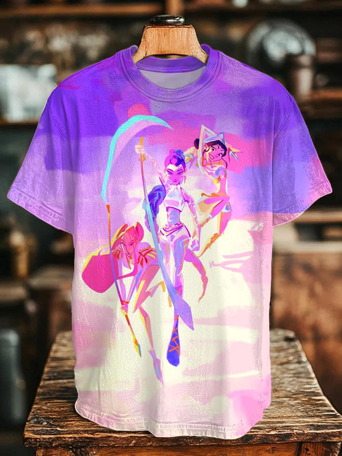 Demon hunter Crew Neck T-shirt