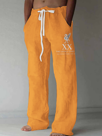 Liverpool Champions 2025 Men's Casual Elastic Waist Pants