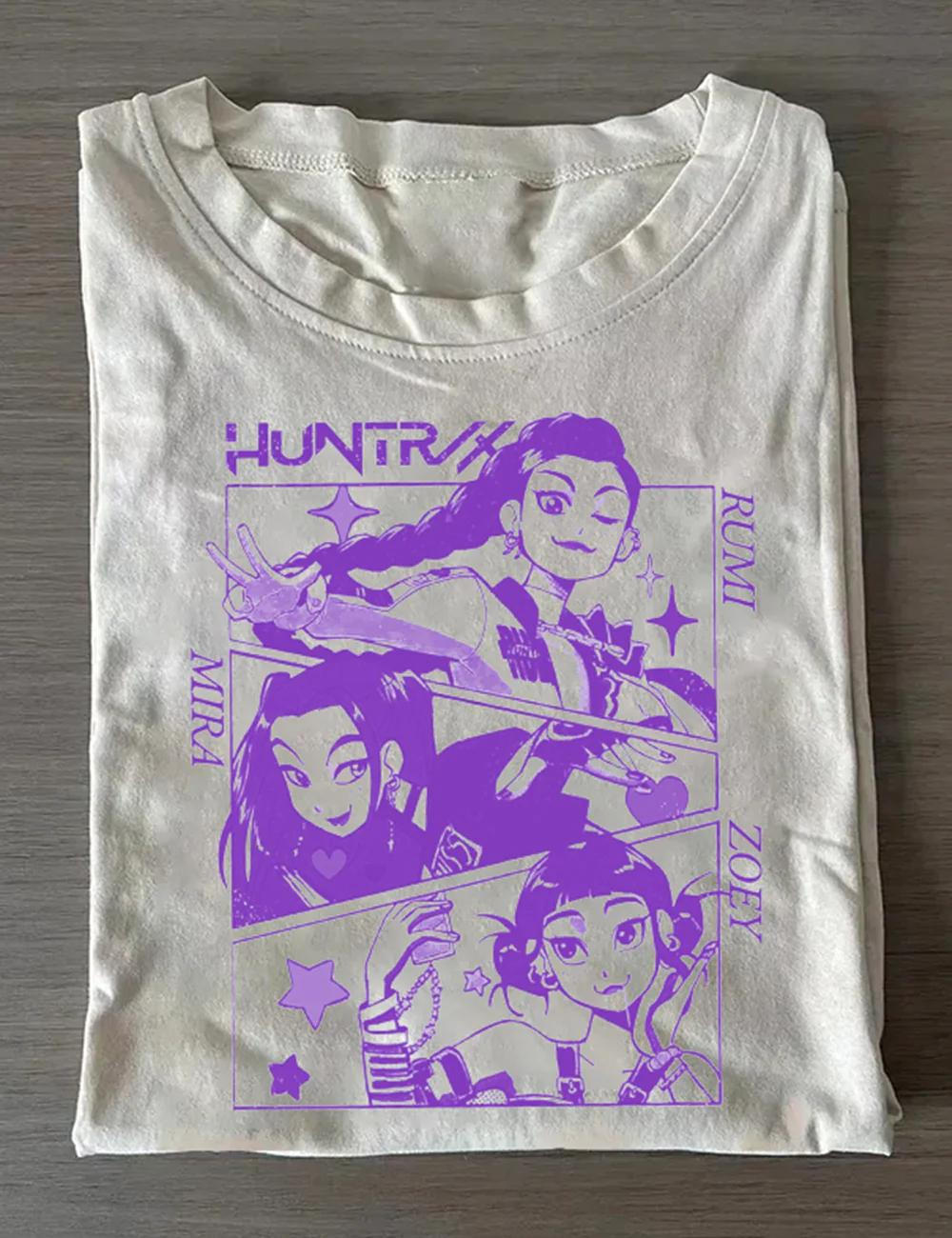 Demon Hunters Huntrix Crew Neck T-shirts