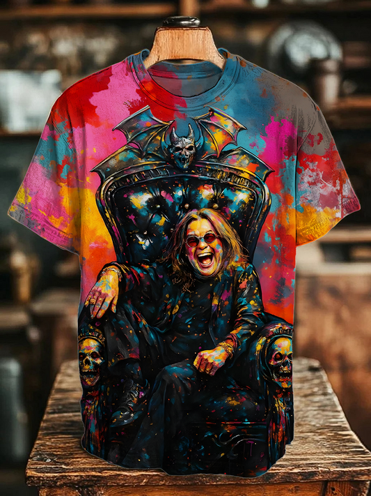 Rock Legend Prince of Darkness Crew Neck T-shirt